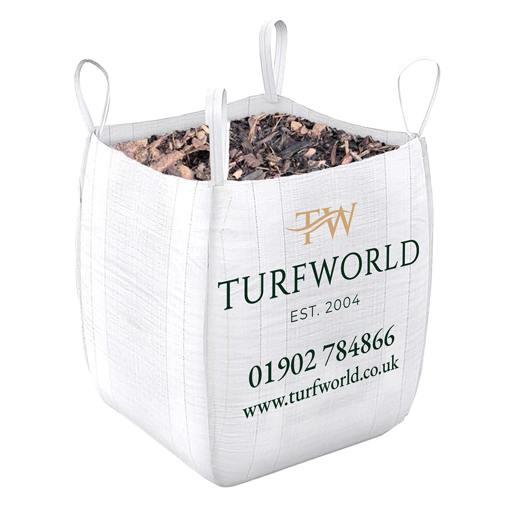 Turfworld landscaping ornamental bark bulk bag